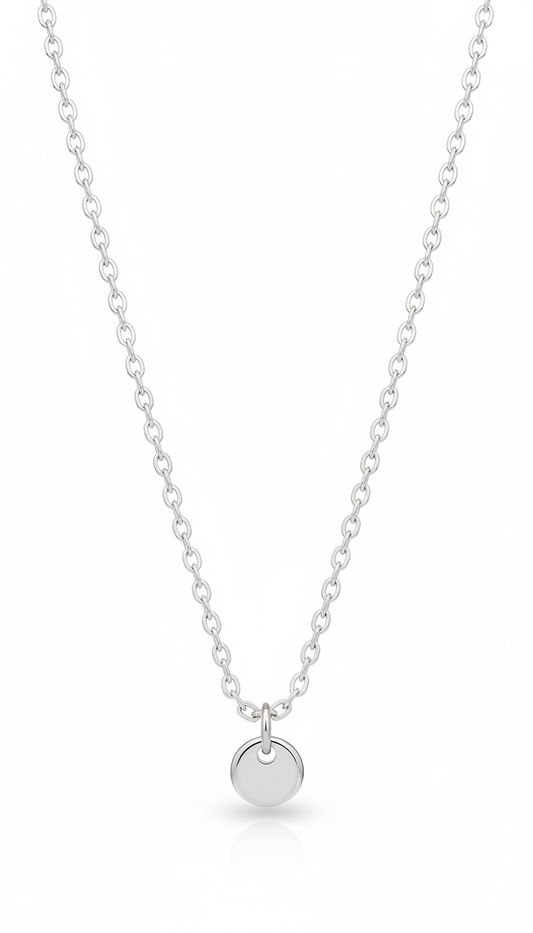 Liquid Silver Chain Necklace