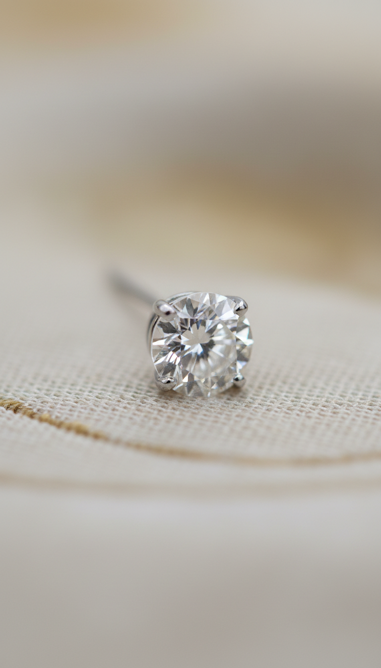 Aurora Diamond Stud Earrings